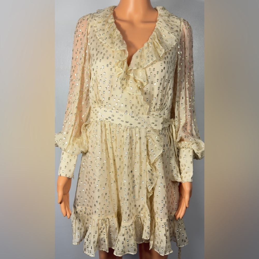 Zimmermann Cream Long Sleeve Dress - Picture 2 of 16